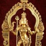 Pure Brass Superfine Handcrafted Goddess Kali Statue - 22" Golden Hues | Invoke Fierce Compassion | Bhadra Kali Divine Presence | Antique Gold Tone